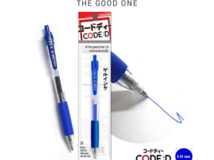 CODE:D ปากกาเจล 1.0 มม. The good one (แพ็ก 4 ด้าม) เขียนเต็มเส้น สีสด แห้งไว...ดีสมชื่อ!