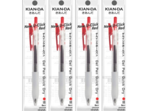 Alternative view of KIAN-DA ปากกาเจล U-Click (4 ด้าม) เขียนดีไม่มีสะดุด...คุ้มค่า!