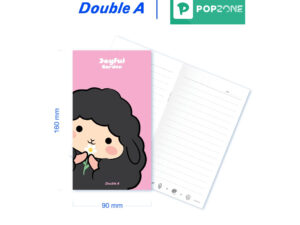 Alternative view of Double A สมุด "Joyful Garden" (90x160 มม.) สมุดพกพาน่ารัก เขียนได้ 2 หน้า