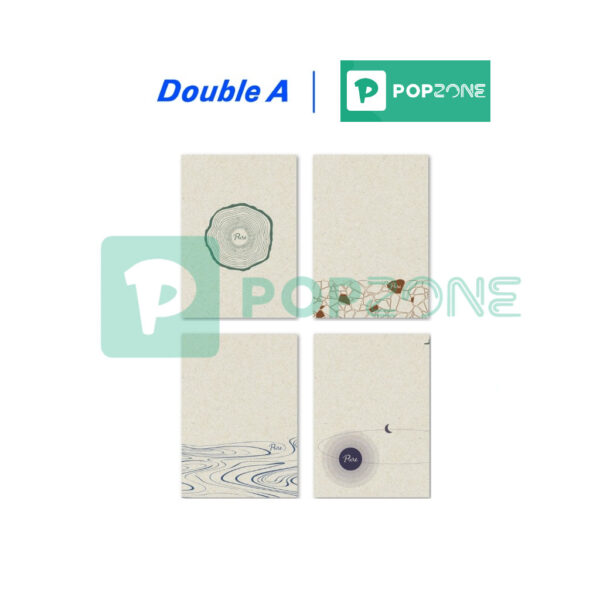 DOUBLE A สมุดรายงานรักษ์โลก Pure ปกกระดาษคราฟท์