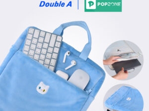 Alternative view of Double A กระเป๋าใส่โน้ตบุ๊ก 16 นิ้ว ลาย Baan Maew Maew (Soft Touch Laptop Sleeve)