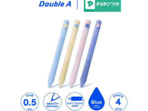 Double A ปากกาเจล รุ่น Smilee ขนาด 0.5 มม. (หมึกน้ำเงิน) บรรจุ 4 ด้าม