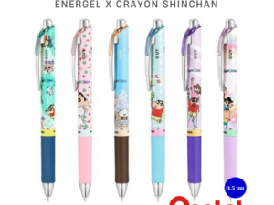 Pentel Energel x Crayon Shinchan ปากกาเจลเขียนลื่น ลายชินจังสุดกวนส่งตรงจากญี่ปุ่น!