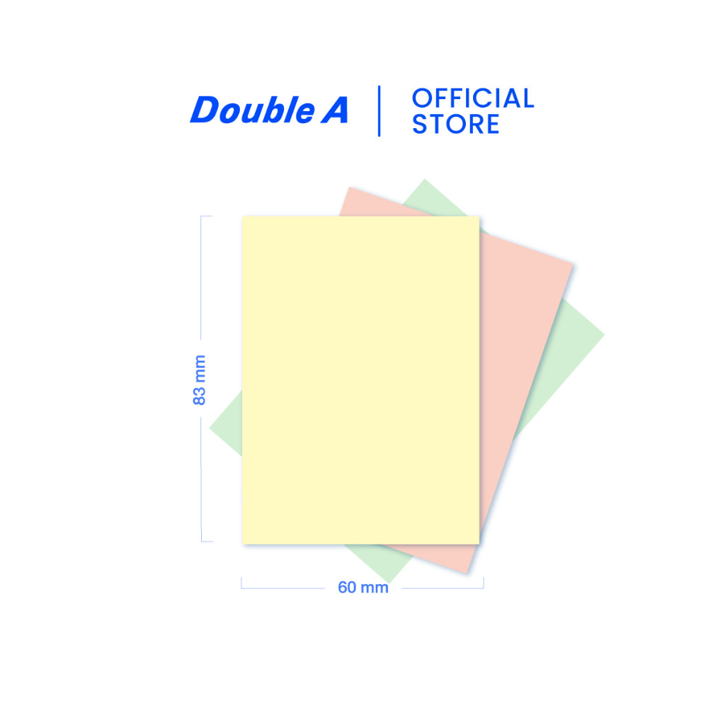 Double A x OHIGE no PON กระดาษโน้ตมินิบ็อกซ์ ลิขสิทธิ์แท้ 80 แกรม 600 แผ่น - Image 2