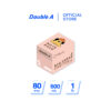 Double A x OHIGE no PON กระดาษโน้ตมินิบ็อกซ์ ลิขสิทธิ์แท้ 80 แกรม 600 แผ่น - Pink