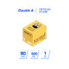 Double A x OHIGE no PON กระดาษโน้ตมินิบ็อกซ์ ลิขสิทธิ์แท้ 80 แกรม 600 แผ่น - Yellow