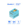 Double A x OHIGE no PON กระดาษโน้ตมินิบ็อกซ์ ลิขสิทธิ์แท้ 80 แกรม 600 แผ่น - Blue